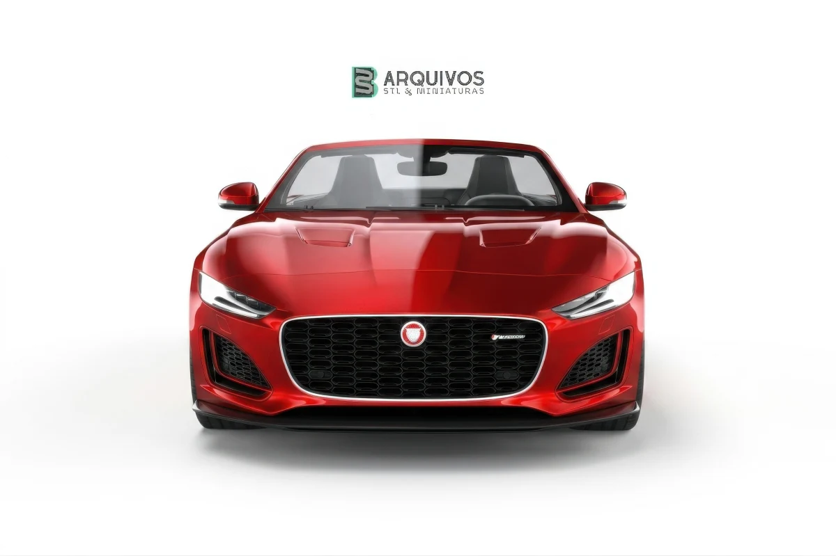 Modelo 3D STL - Jaguar F-Type R Dynamic Convertible 2021 — foto 6